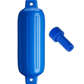 Polyform G-4 Twin Eye Fender 6.5" x 22" - Blue w/Adapter G-4-BLUE
